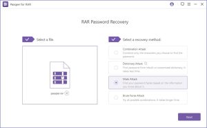Passper for RAR 1