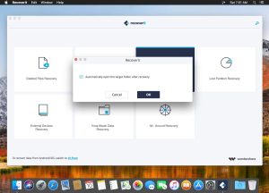 Wondershare Recoverit for Mac 1