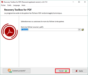 Recovery Toolbox for PDF 1