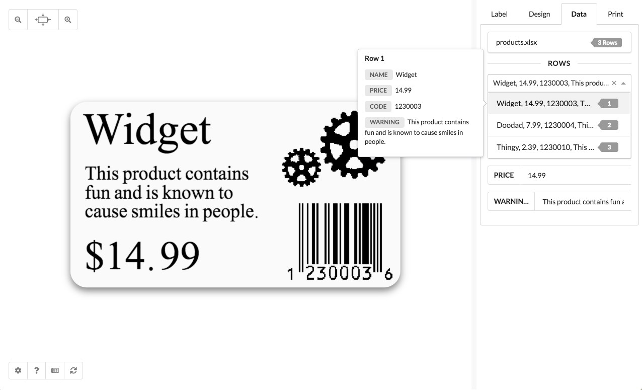 Labling System Label LIVE - AppDoze