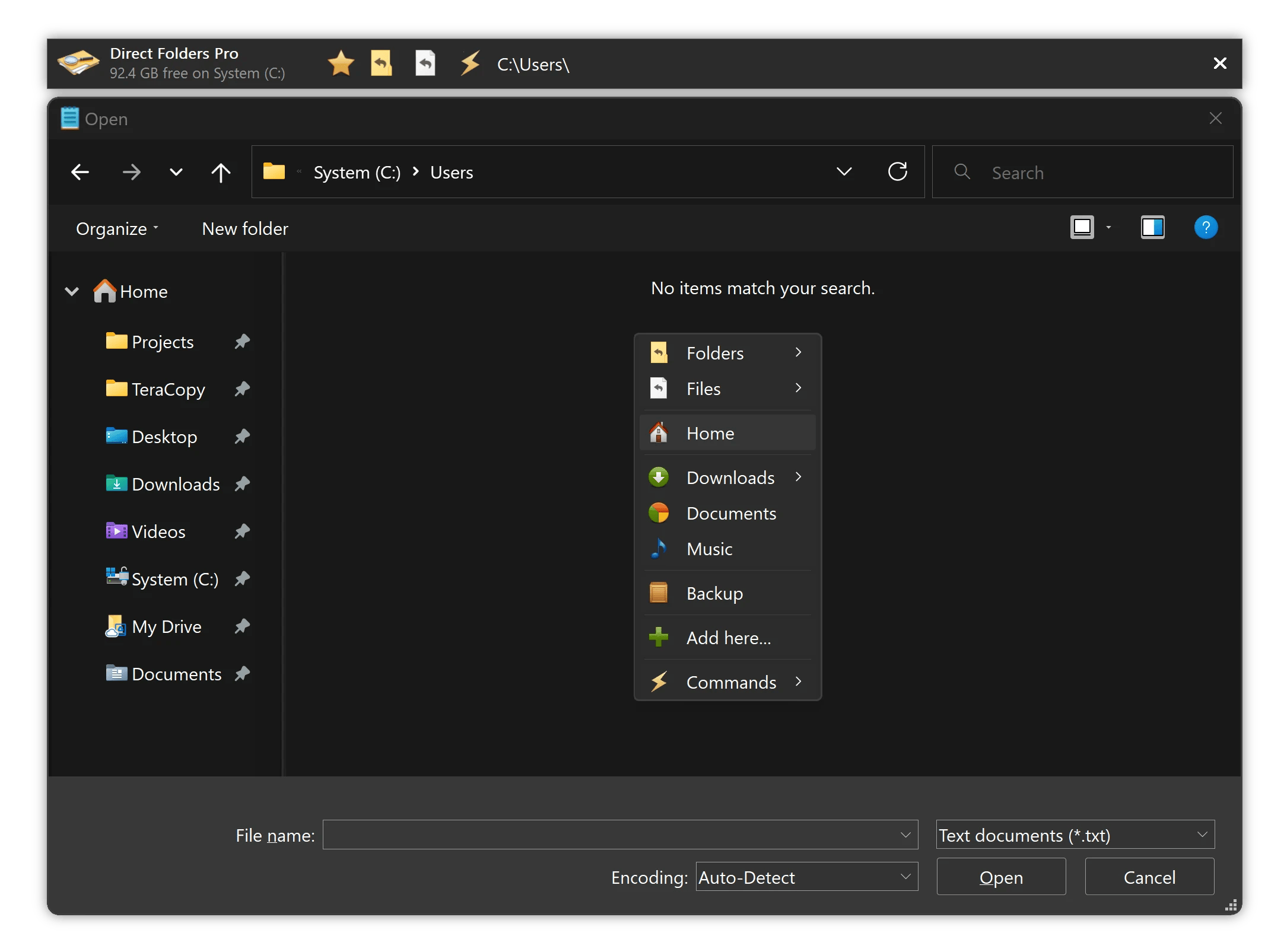 CodeSector Direct Folders Pro - AppDoze