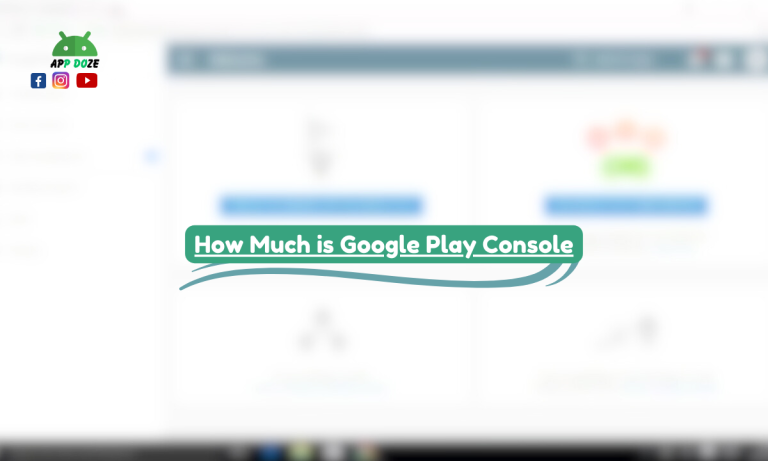 How Much is Google Play Console