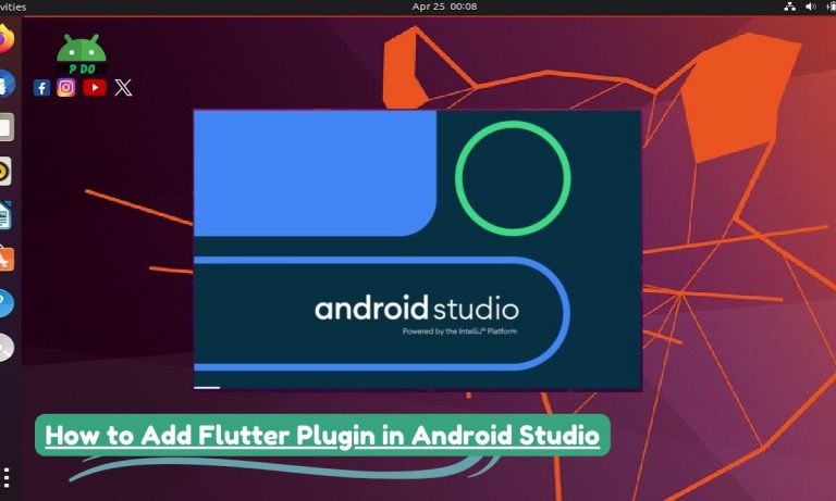 How to Add Flutter Plugins in Android Studio