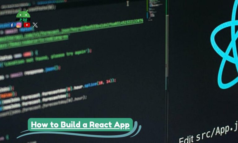 How to Build a React App