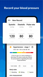 Blood pressure – Blood sugar 1