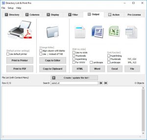 Directory List and Print Pro 1