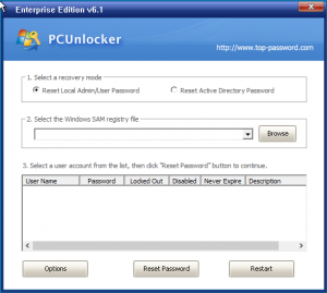 PCUnlocker Enterprise Edition 1