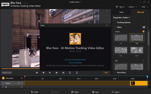 Nero Blur Face – AI Motion Tracking Video Editor 1